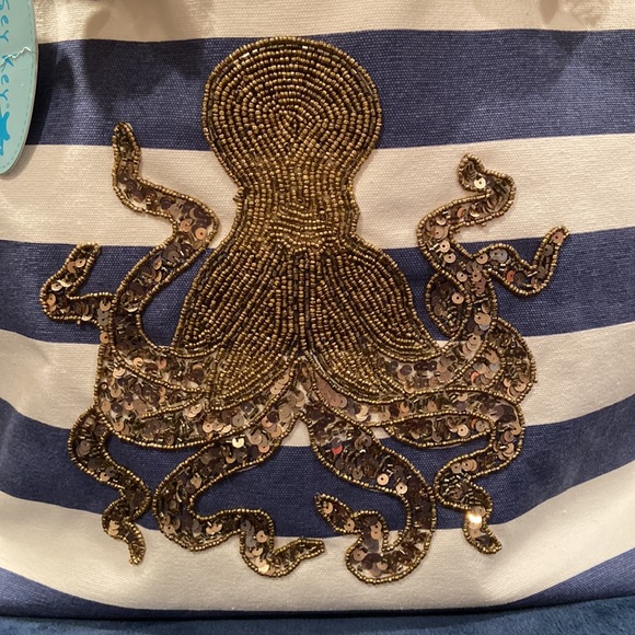 Casey Key Octopus Tote Bag - Picture 3 of 7